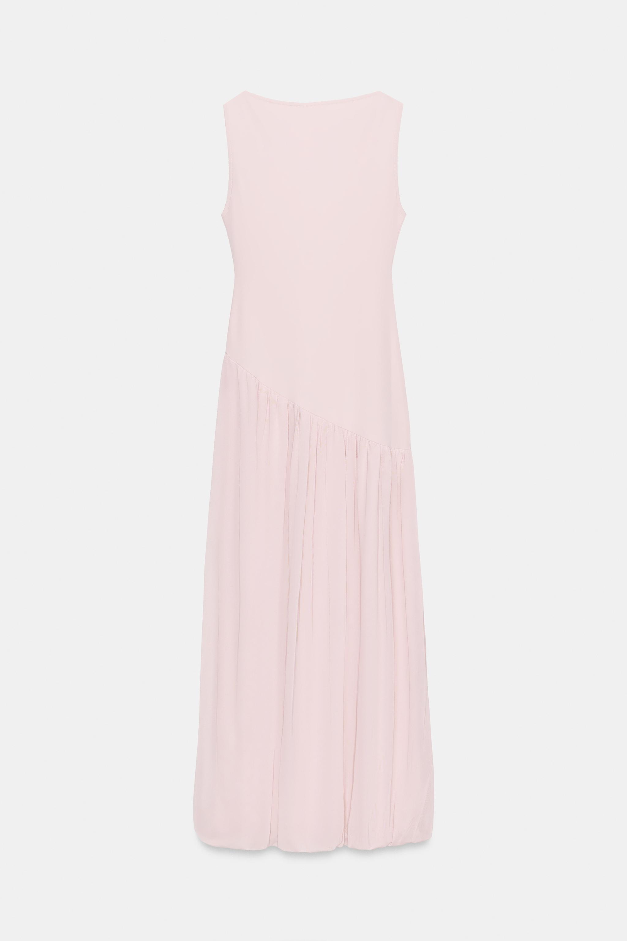 LONG COMBINATION TULLE DRESS - Pale pink | ZARA United States LONG COMBINATION TULLE DRESS - Pale pink | ZARA United States