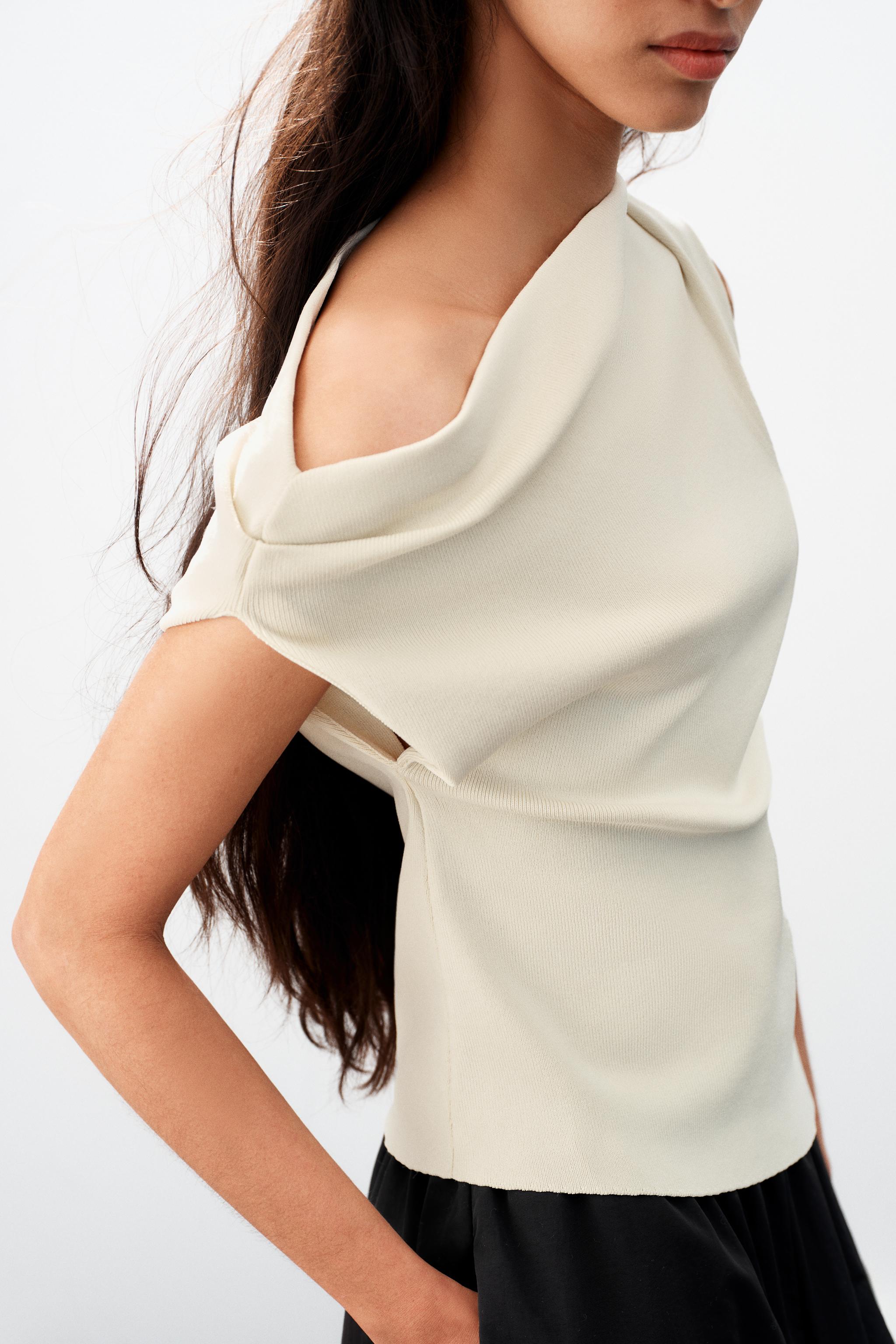 ASYMMETRIC KNIT TOP