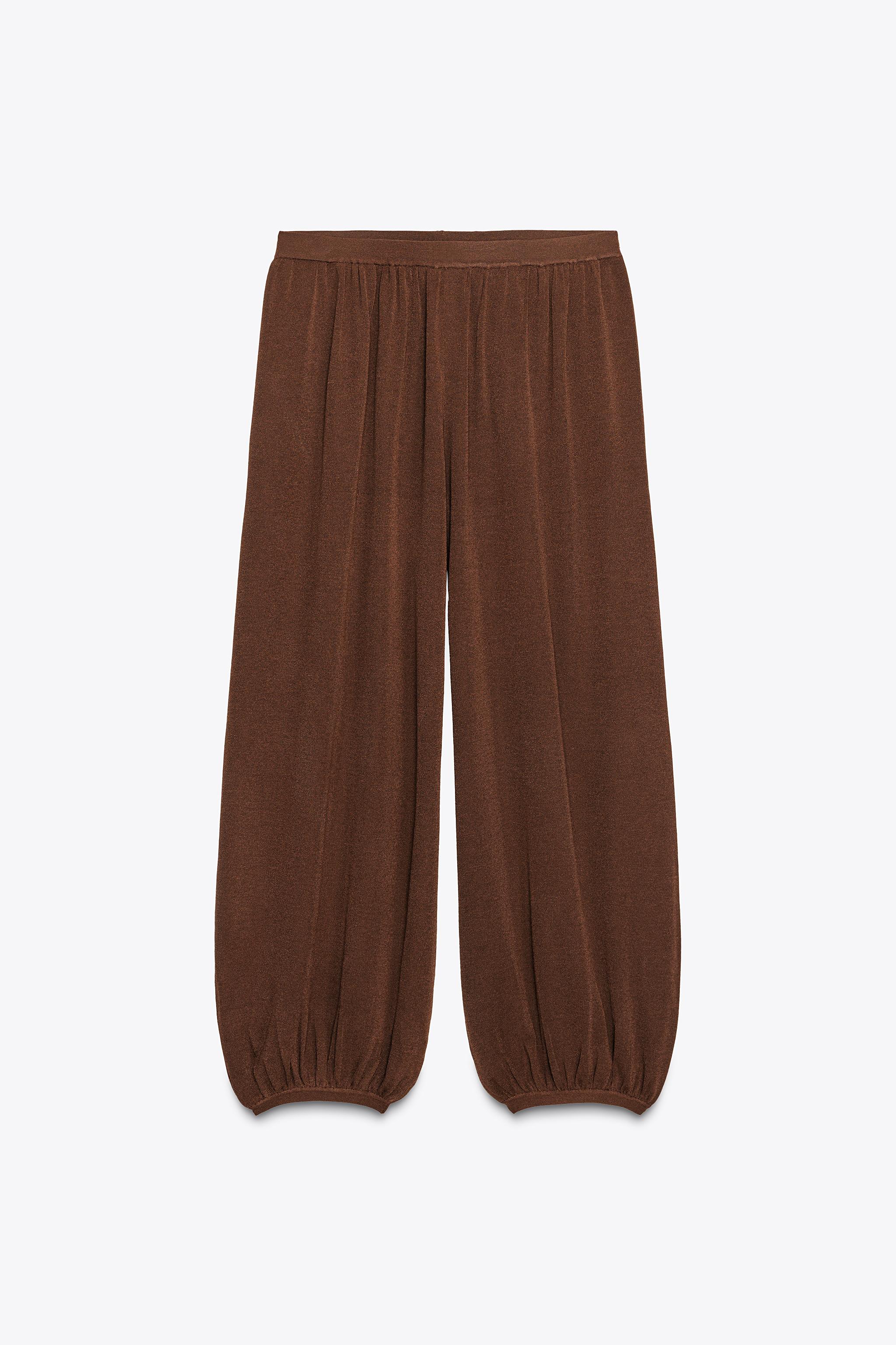 PANTALON BOUFFANT EN MAILLE
