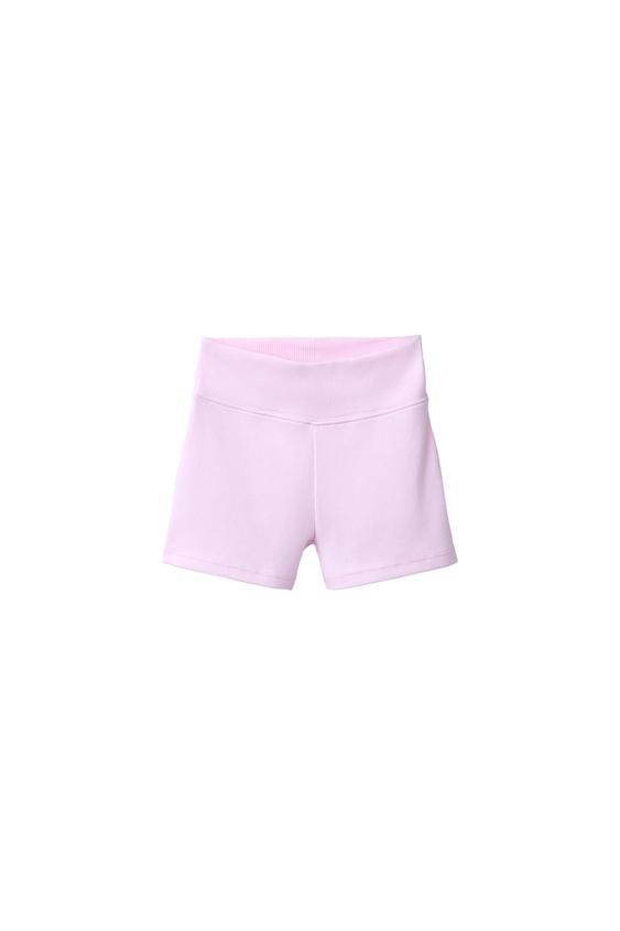 LEGGING COURT CÔTELÉ - Rose de Zara - Image 0