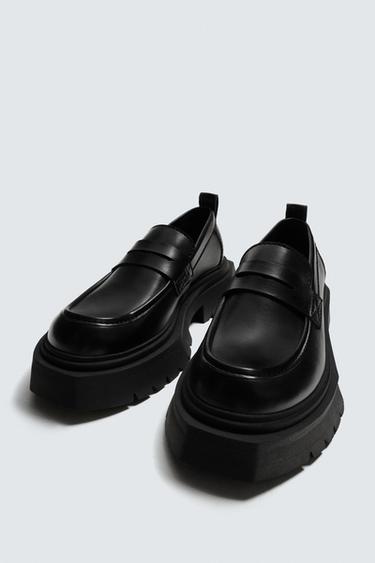 CHUNKY PENNY LOAFERS - Black by Zara - Image 4