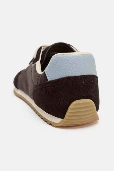 CONTRAST BAREFOOT TRAINERS - Brown by Zara - Image 7
