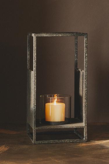 فانوس حديد - أسود الخاص بـ Zara