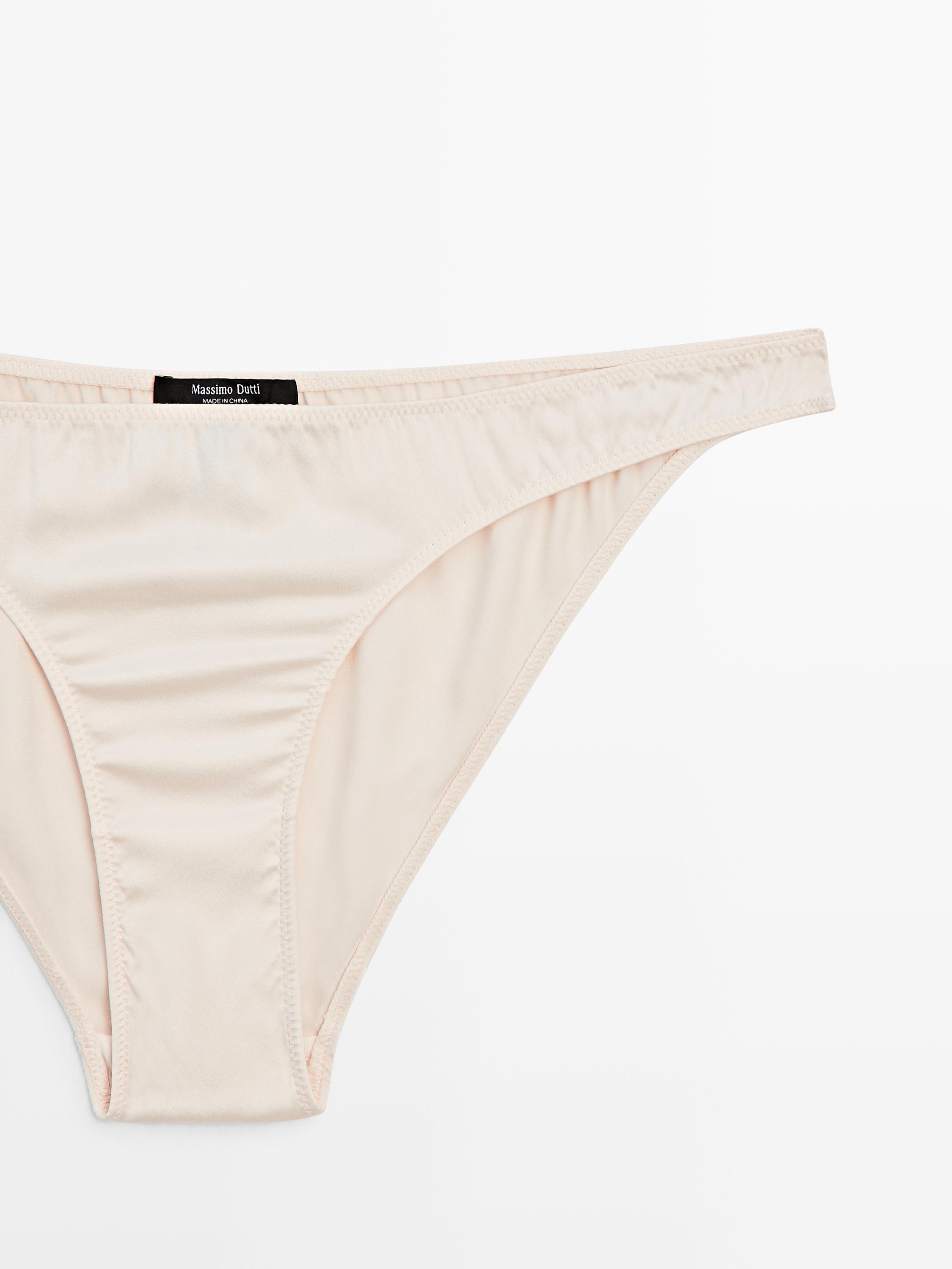 Satin silk blend briefs