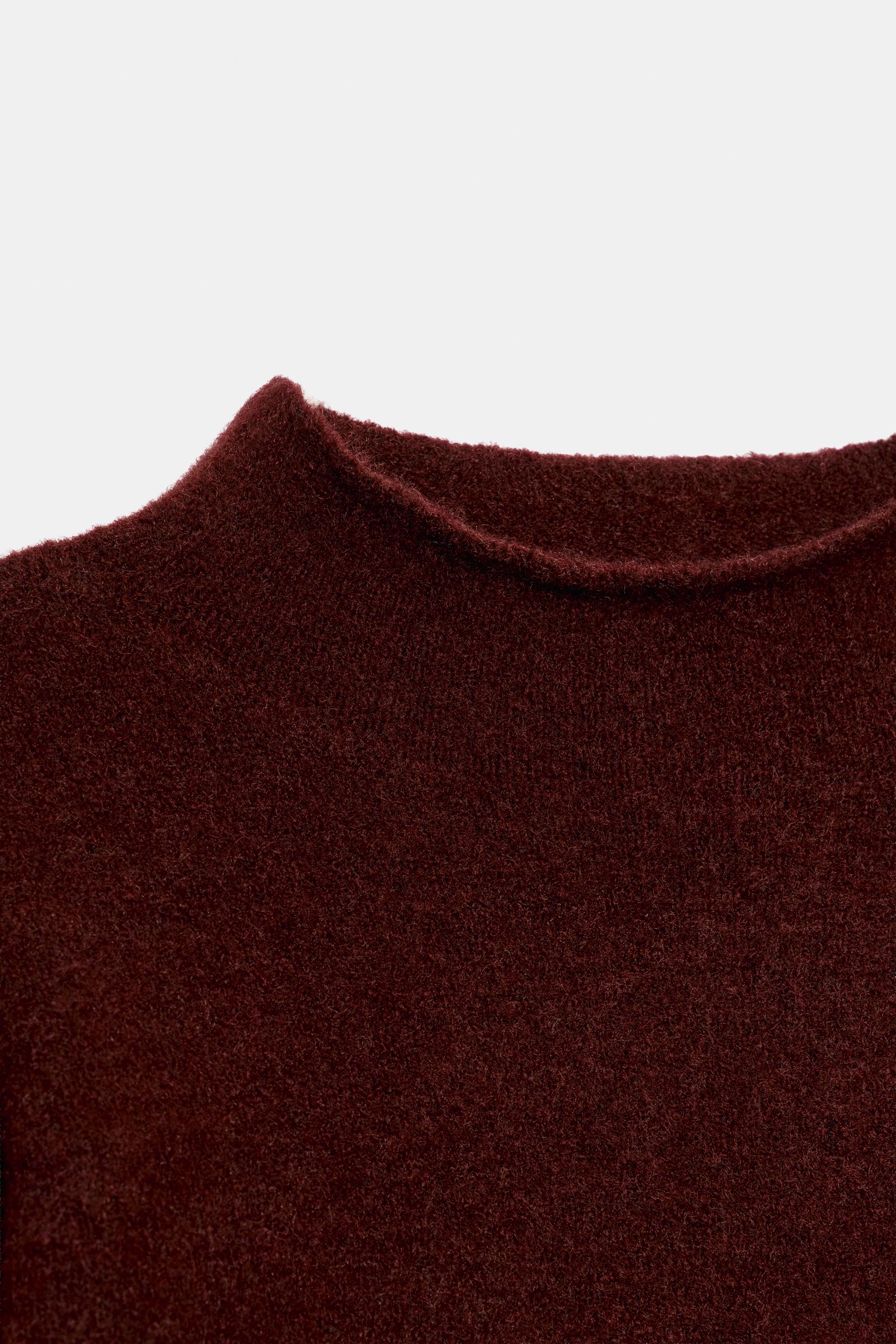 SOFT HIGH-NECK KNIT JUMPER
