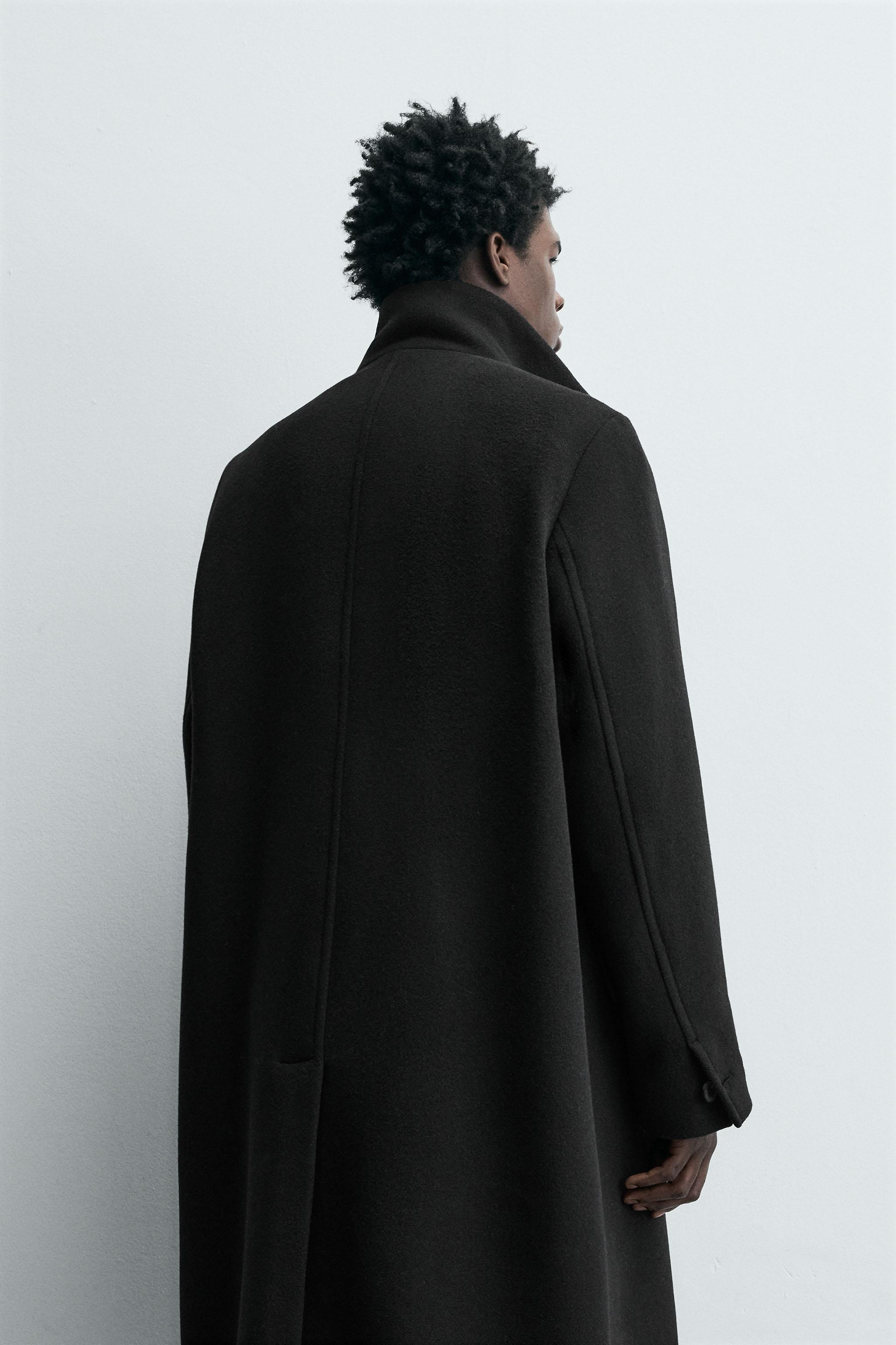 ロングウールコート - ブラック | ZARA Japan / 日本