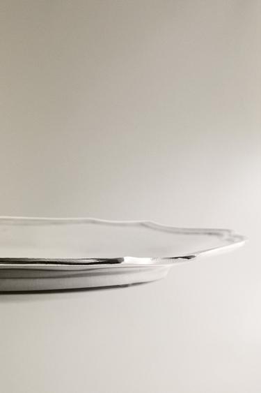 PLATEAU DÉCORATIF ACIER - Argent de Zara - Image 3