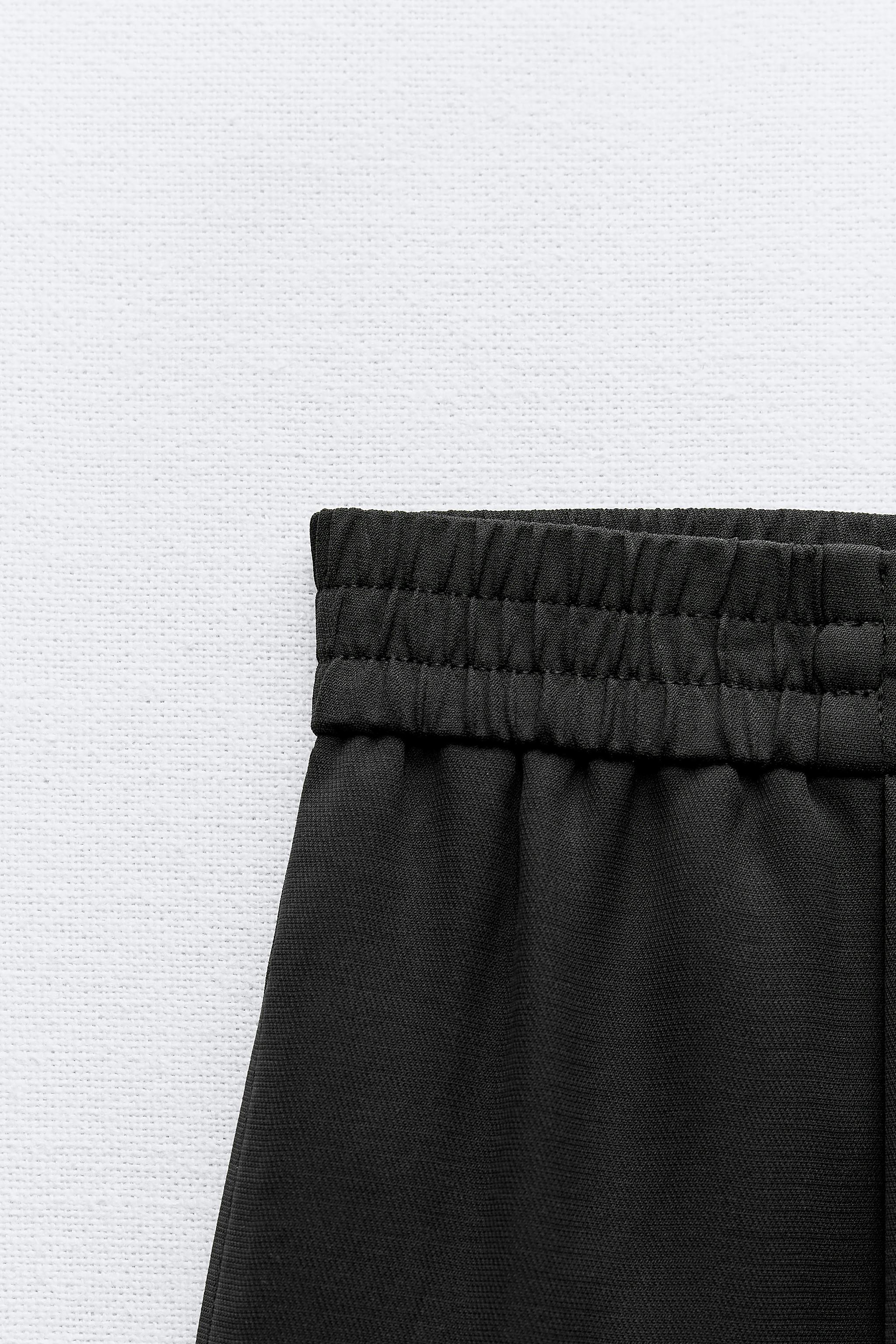PANTALONI MORBIDI ALLE CAVIGLIE Nero ZARA Italia Italy