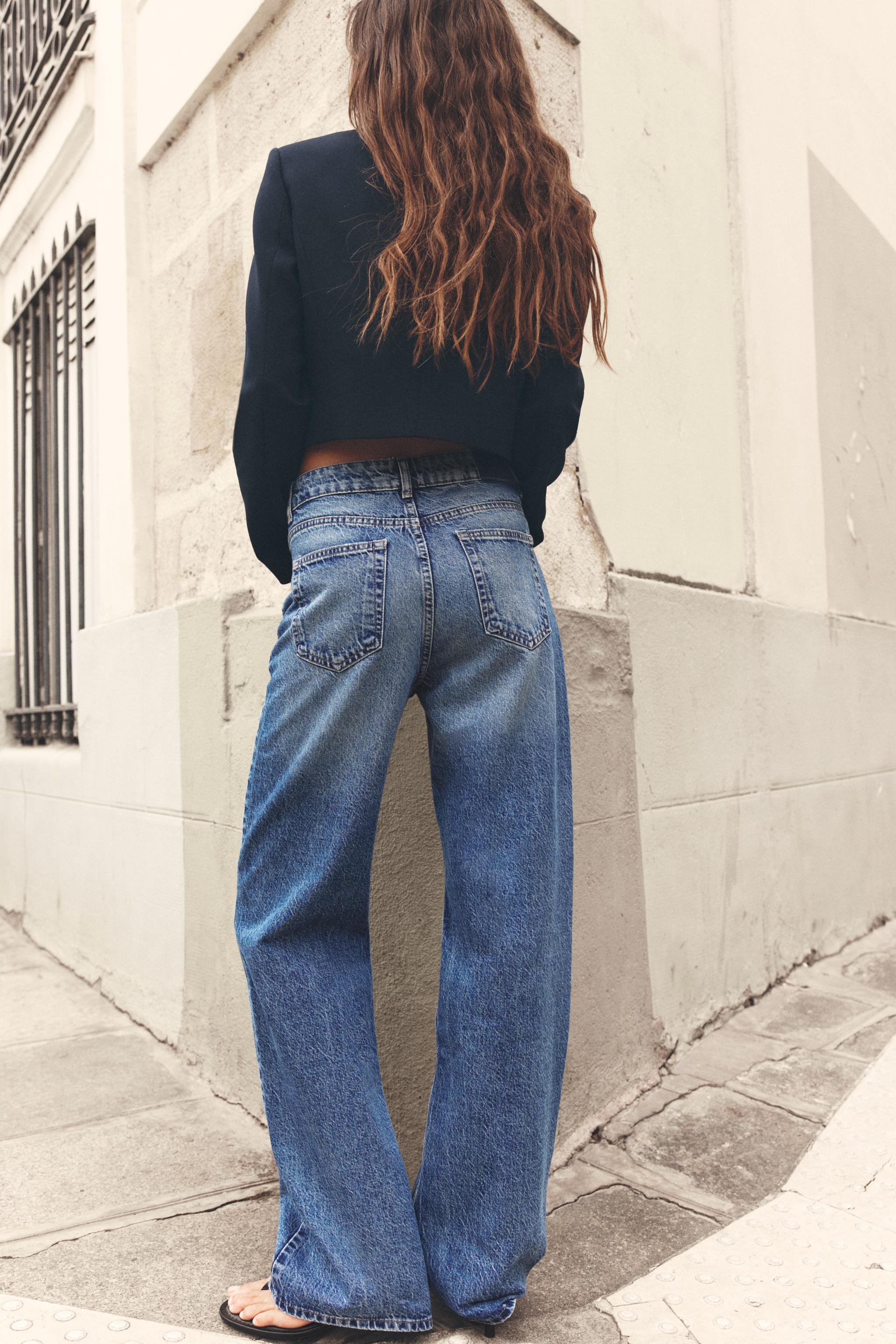 STRAIGHT LEG FULL LENGTH Z1975 JEANS WITH A HIGH WAIST - Mid