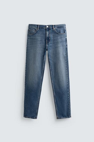 BASIC SLIM FIT JEANS - Mid-blue by Zara