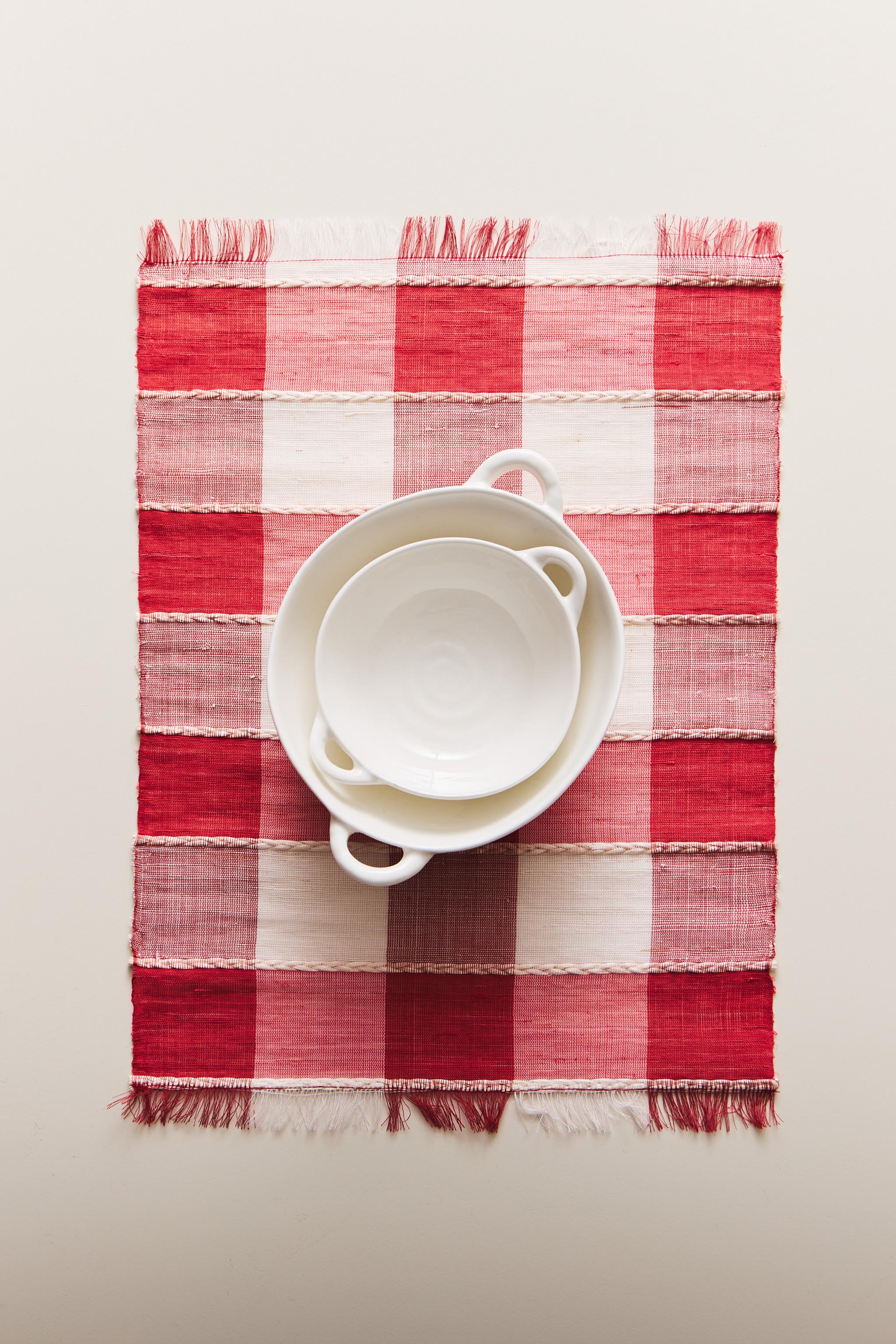 CHECK PLACEMAT — Red