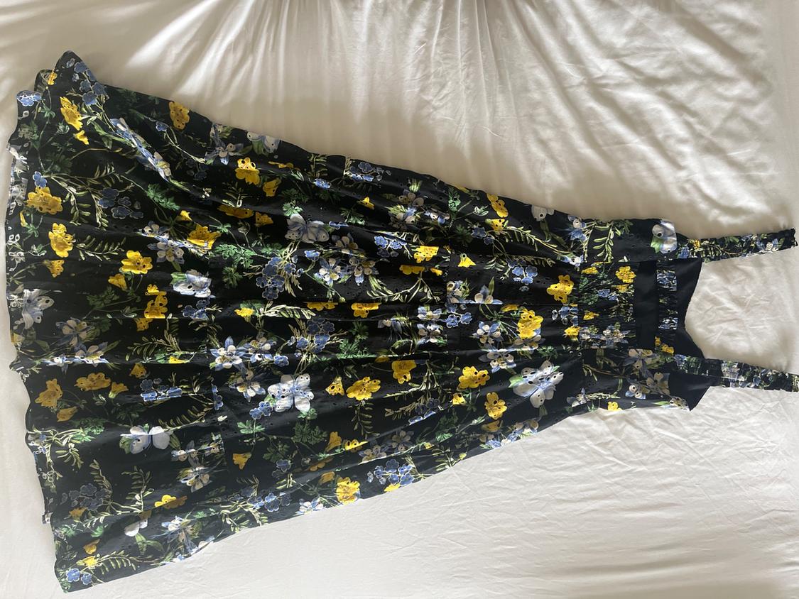 FLORAL PRINT MIDI DRESS - Image 5