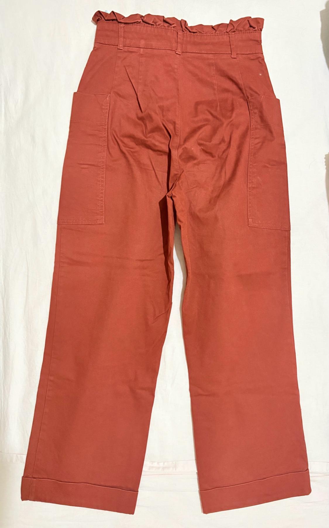 TROUSERS WITH POCKETS AND BELT - Image 2