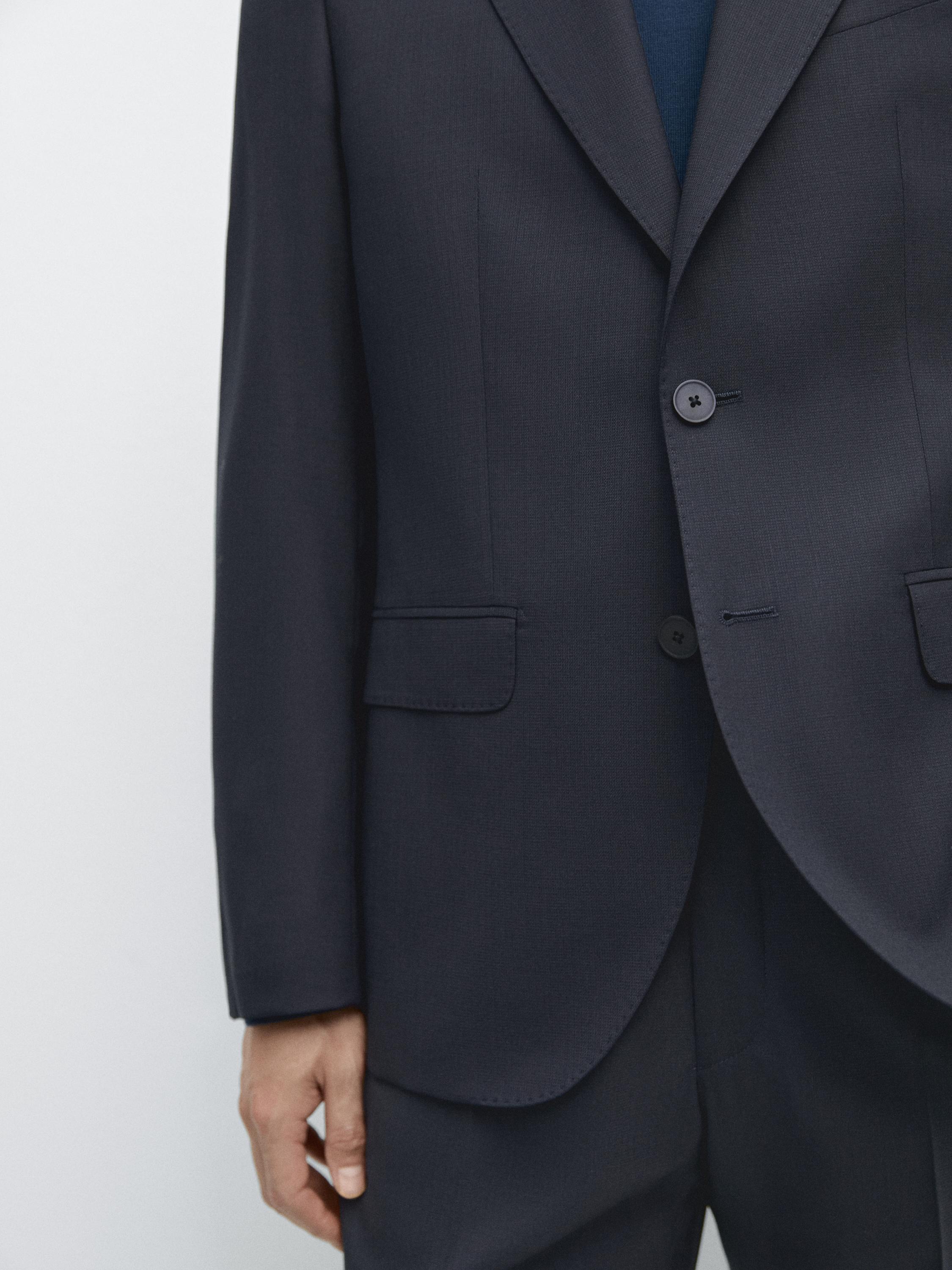 Veste de costume en laine froide