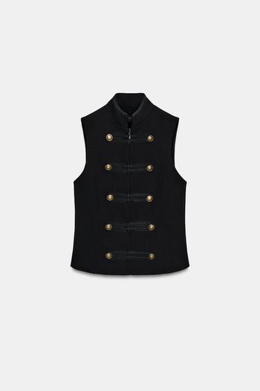 GILET BRANDENBOURGS - Noir de Zara - Image 4