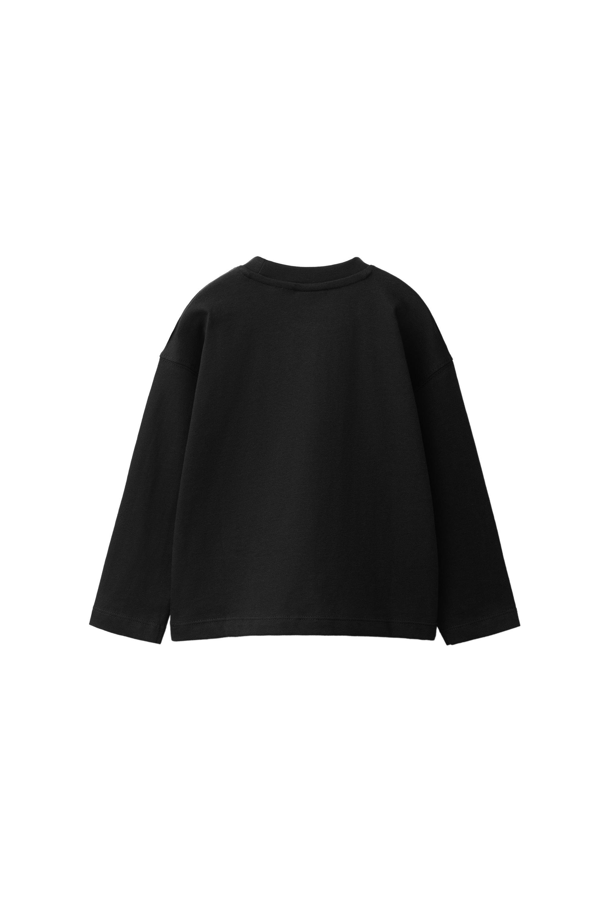 PLAIN T-SHIRT — Black
