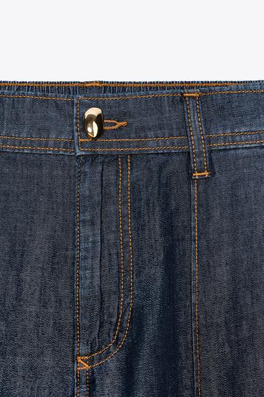 JEAN Z1975 WIDE LEG NERVURE - Bleu de Zara - Image 6