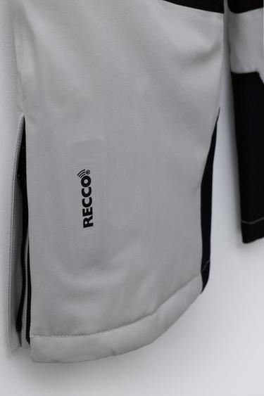 COMBINAISON À CAPUCHE COUPE-VENT ET RÉSISTANTE À L'EAU SYSTÈME RECCO® COLLECTION SKI - Gris clair de Zara - Image 6