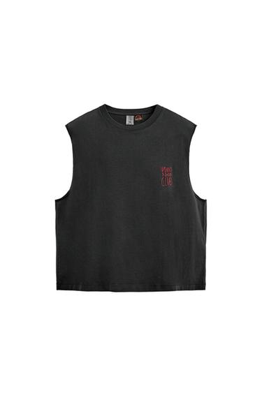 Zara JURASSIC PARK© UCS LLC AND AMBLIN X DYLAN´S T-SHIRT CLUB X ZARA ILLUSTRATED T-SHIRT - Dark anthracite