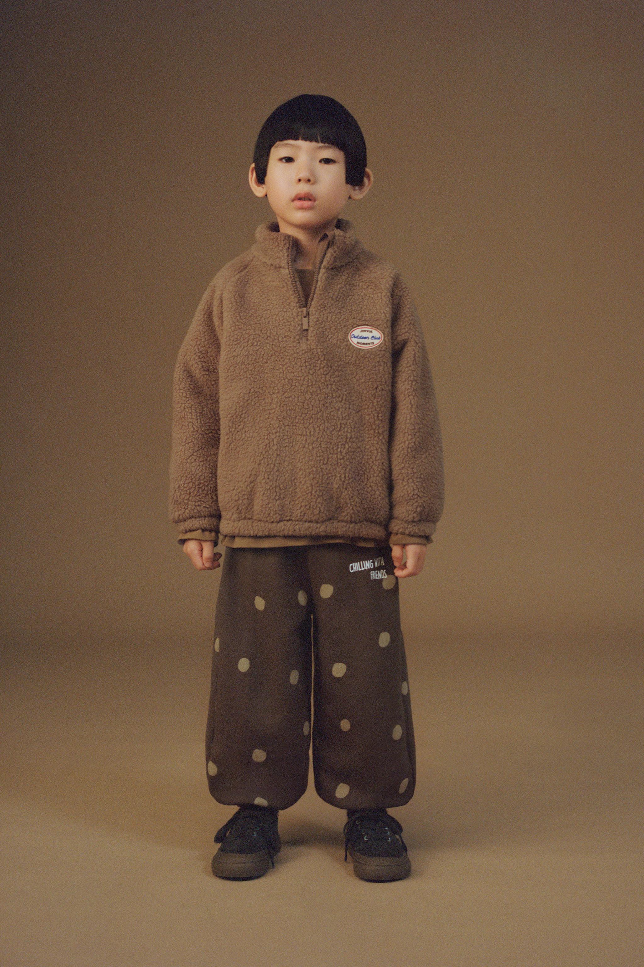 SWEAT EFFET MOUTON ÉTIQUETTE