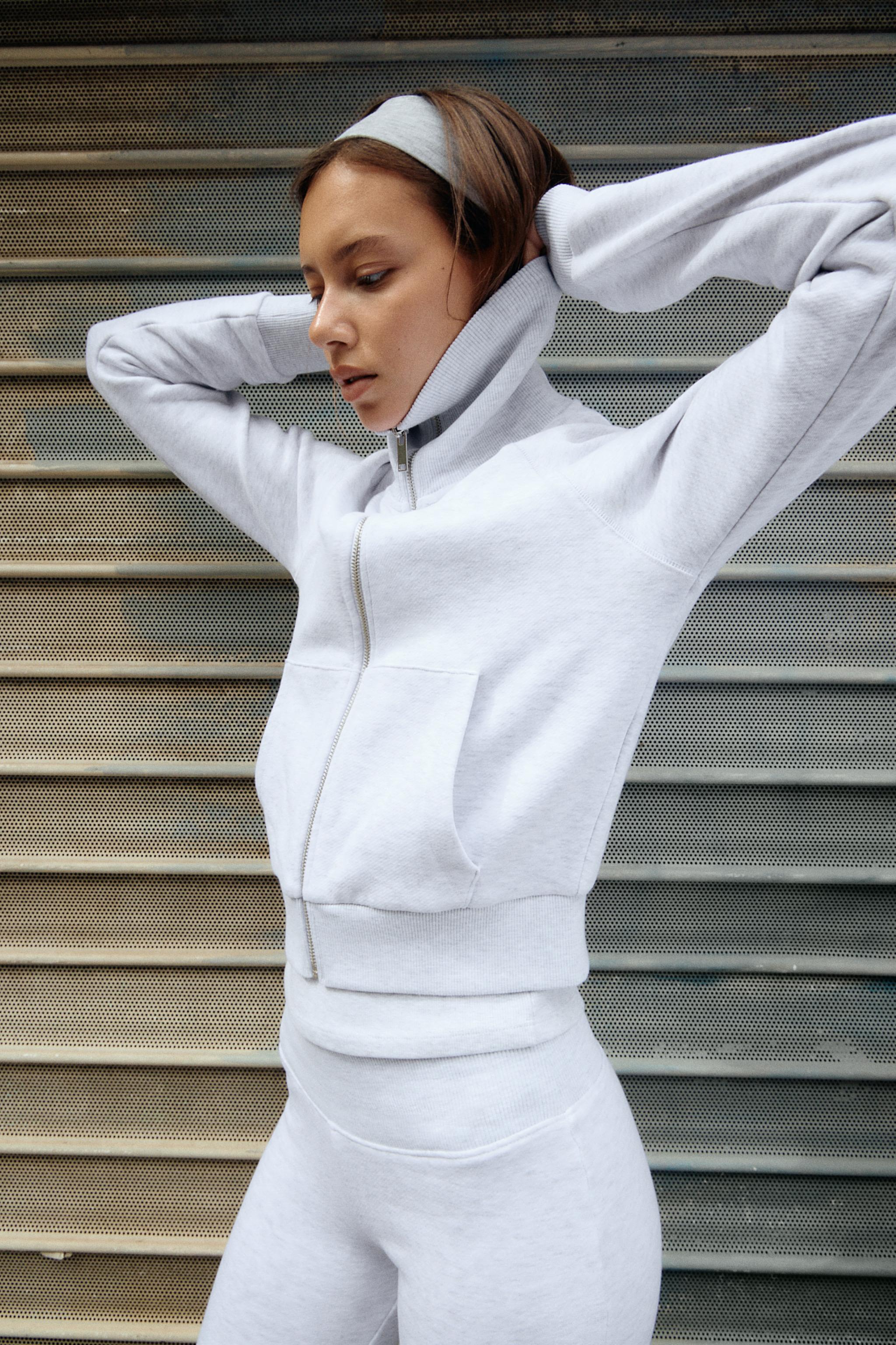 Женские куртки Zara ZIP-UP PLUSH JACKET — фото 3