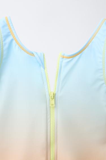 6-14 YEARS/ MAUI & SONS ® ZIP-UP SWIMSUIT - Orange by Zara - Image 2