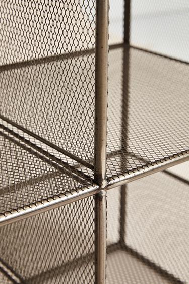 BANQUETTE EN MÉTAL ET BOIS - Gris foncé de Zara - Image 3