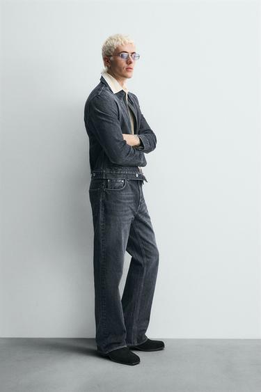 FLARE FIT JEANS LIMITED EDITION - Blue by Zara - Image 3