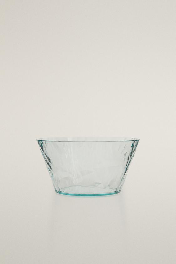 TIGELA DE ACRÍLICO EFEITO DIAMANTE - Azul-claro da Zara - Imagem 0