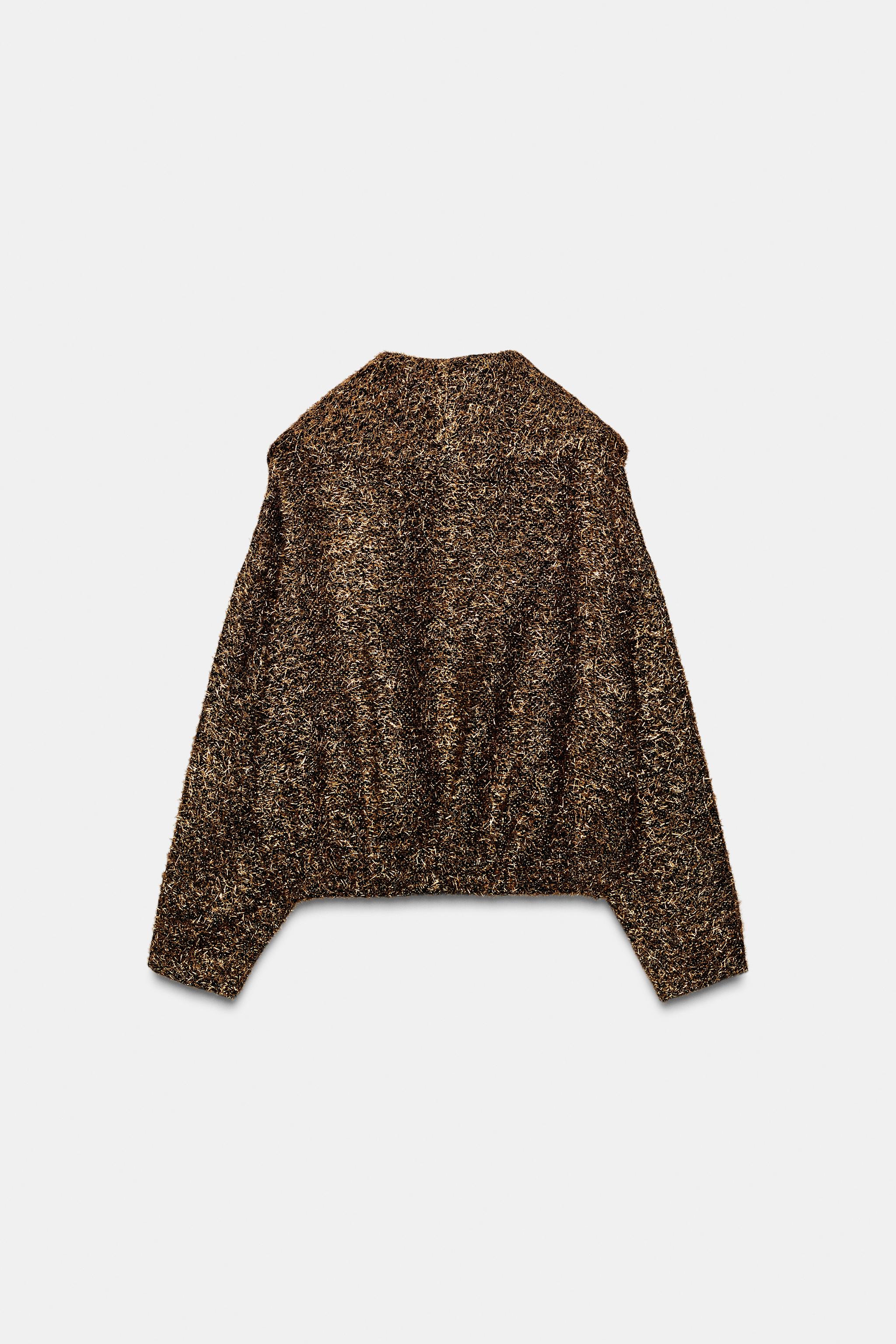 BLOUSON BOMBER À FIL MÉTALLISÉ