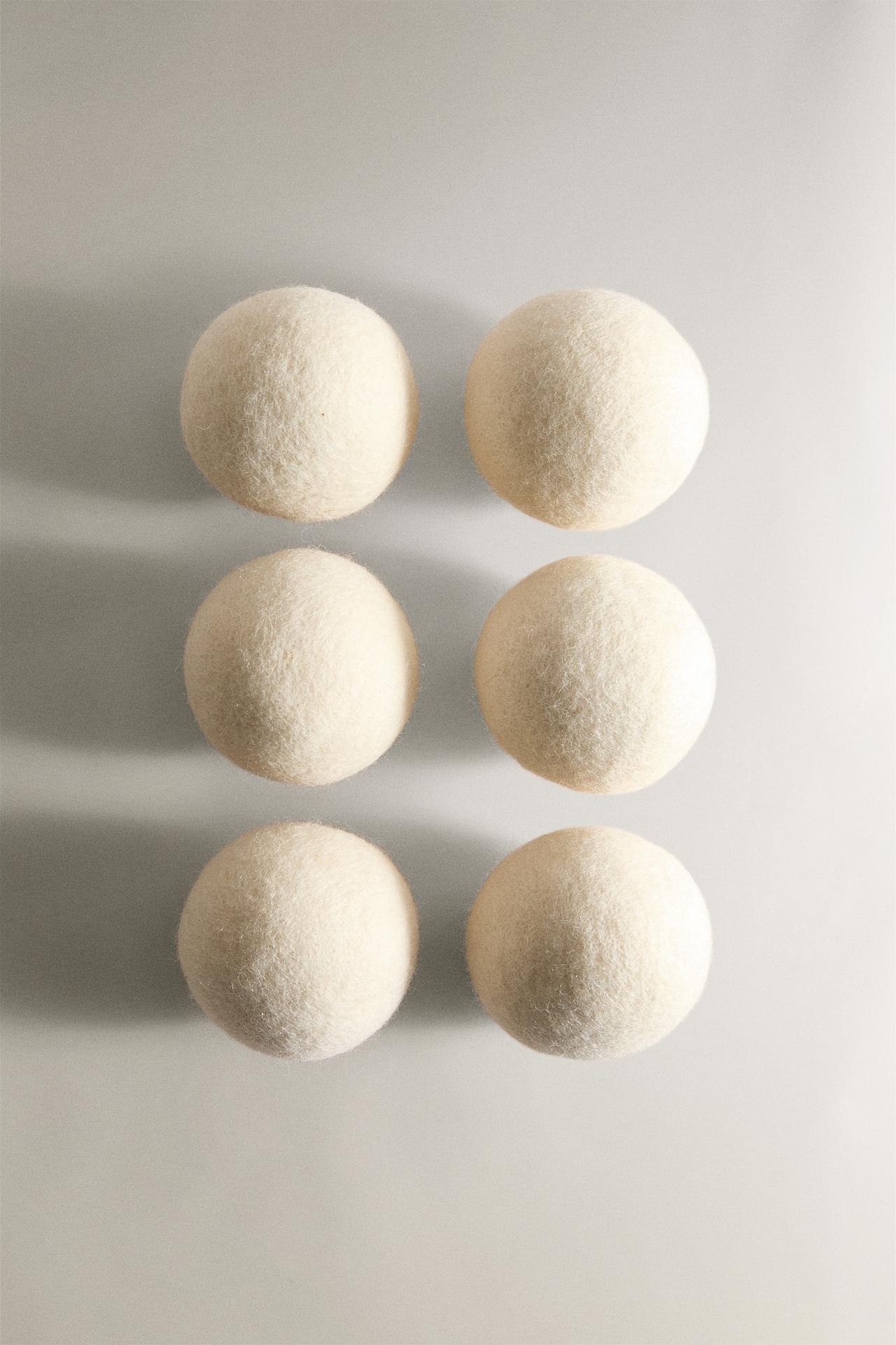 DRYER BALLS (SET OF 6) — Cream