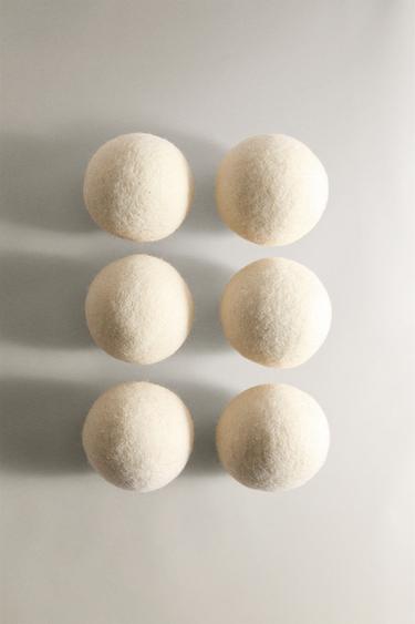 BOLAS PARA MÁQUINA DE SECAR (CONJUNTO DE 6) - Creme da Zara