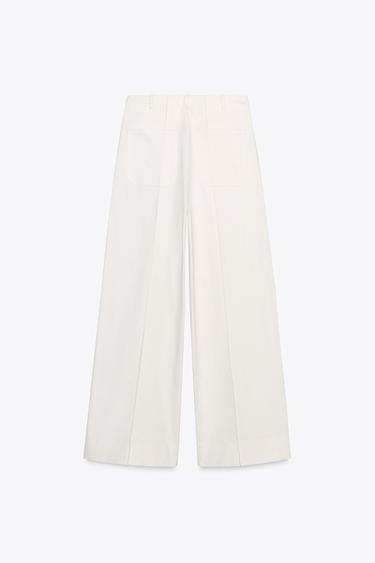 JEAN ZW COLLECTION WIDE LEG TAILLE HAUTE - Blanc de Zara - Image 5