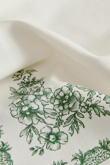PRINTED SATEEN TABLE RUNNER - Greenish by Zara - Image 3