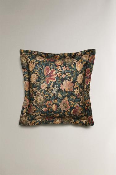 TAIE D’OREILLER IMPRIMÉ FLEURS - MIDNIGHT BLUE de Zara - Image 2