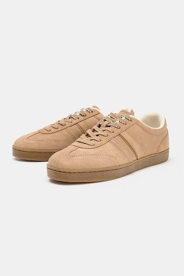 SPORTS TRAINERS - Sand Brown by Zara - Image 3