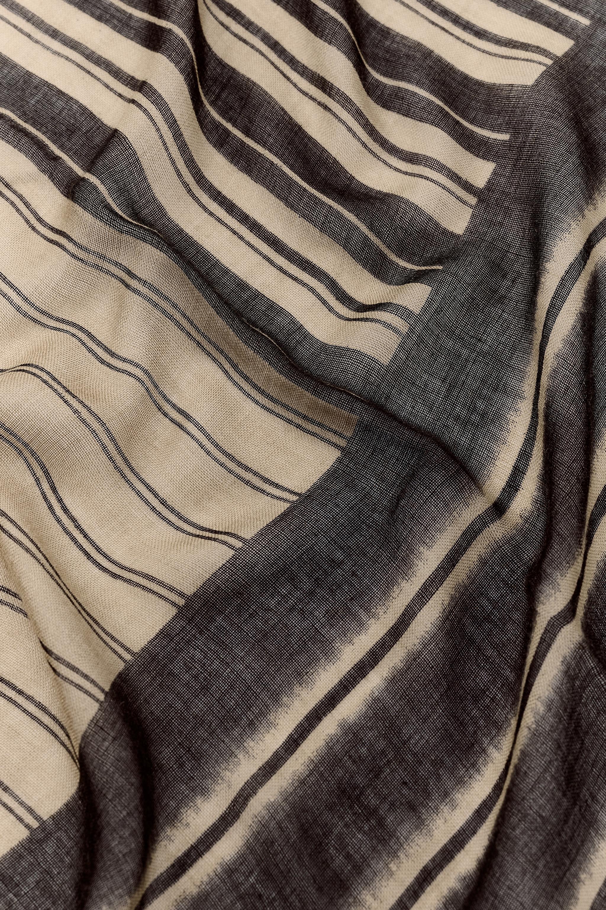 FOULARD À IMPRIMÉ RAYURES