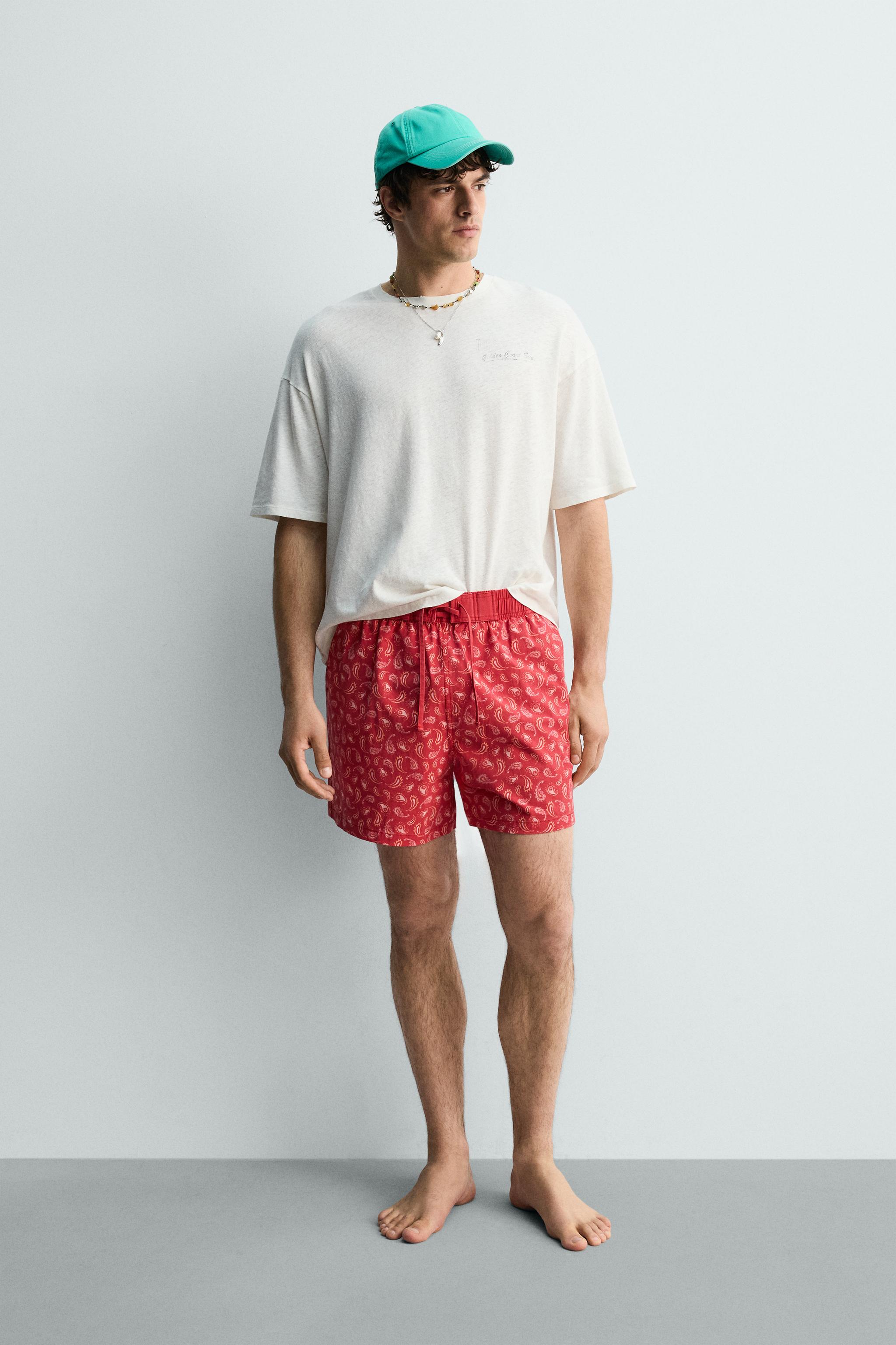 WASHED COTTON - LINEN FLORIDA T-SHIRT - White | ZARA United States