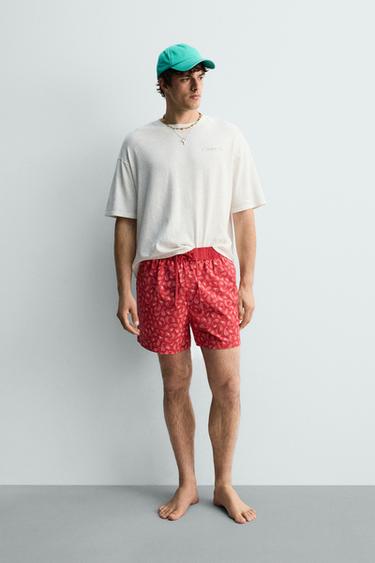 WASHED COTTON/LINEN FLORIDA T-SHIRT - White by Zara - Image 0