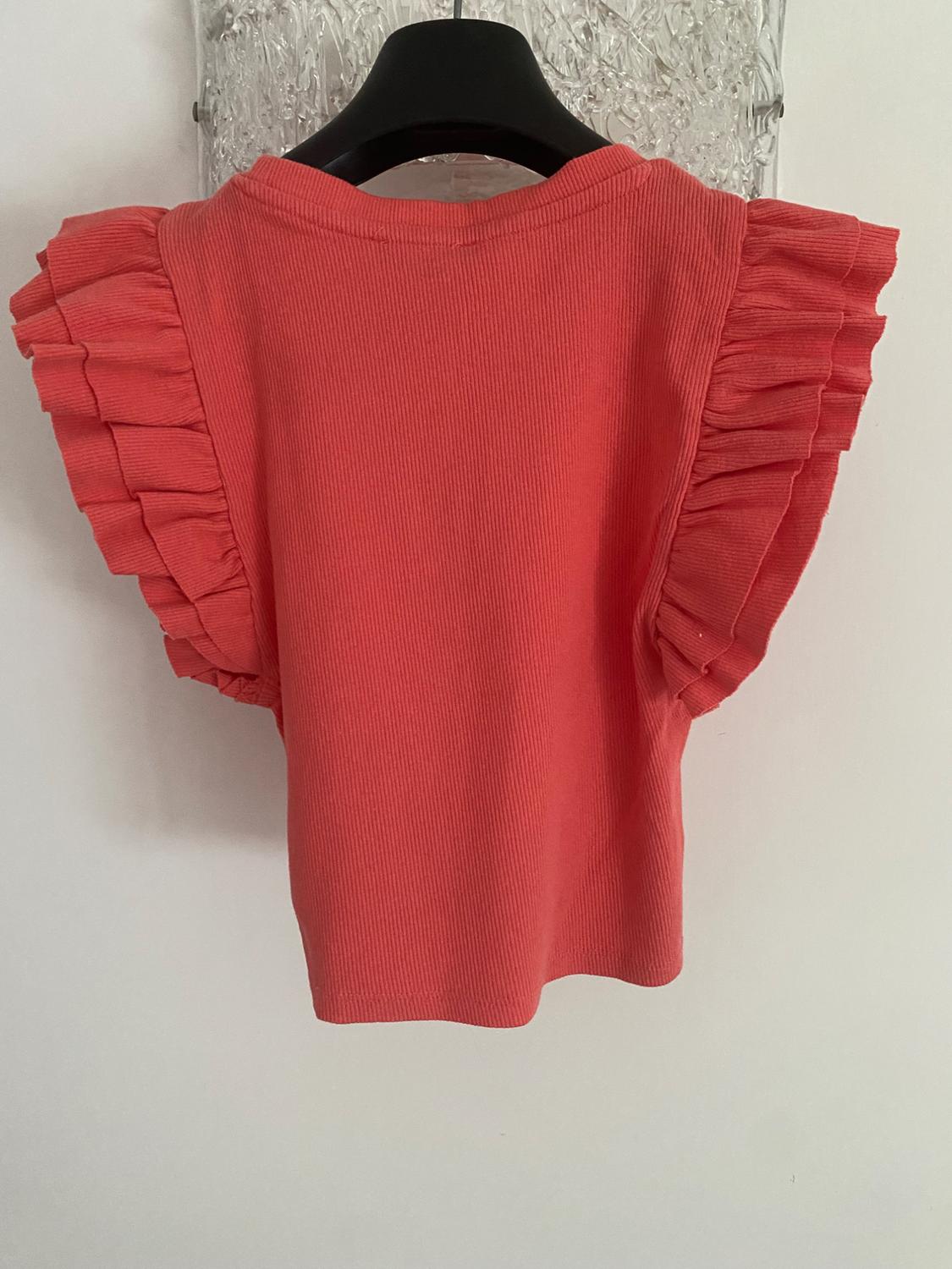 SLEEVELESS TOP WITH RUFFLES - Image 5