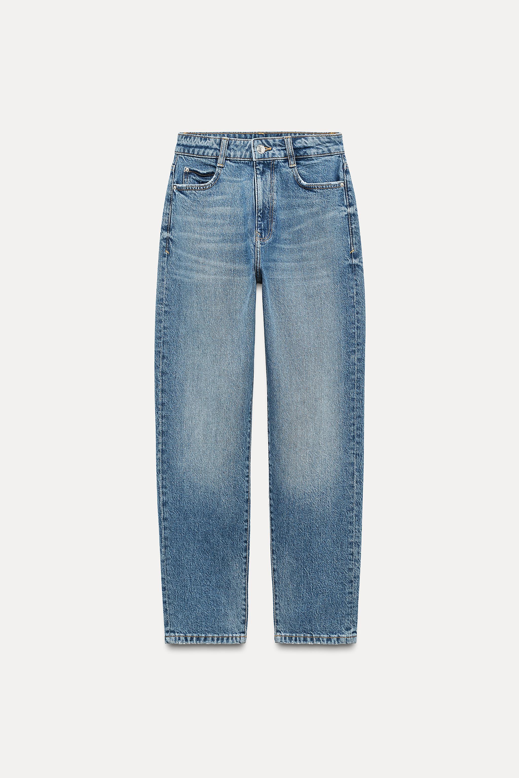 Z1975 HIGH RISE SLIM MOM LEG JEANS - Mid-blue | ZARA United Z1975 HIGH RISE SLIM MOM LEG JEANS - Mid-blue | ZARA United