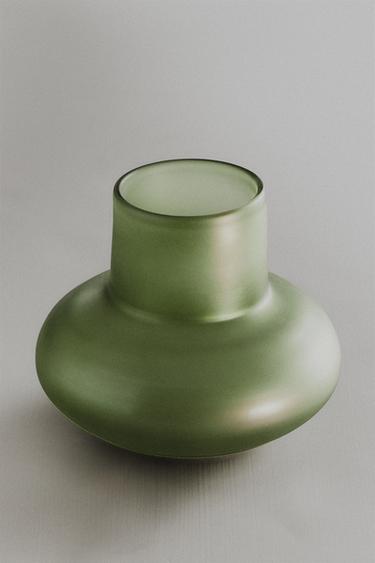 PETIT IRIDESCENT GLASS VESSEL I COLIN KING - Green by Zara