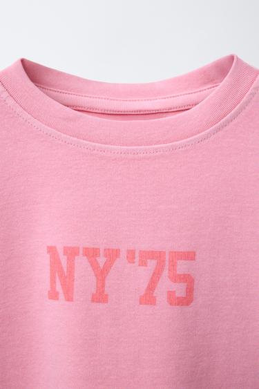 SLOGAN PRINT T-SHIRT - Pink by Zara - Image 2