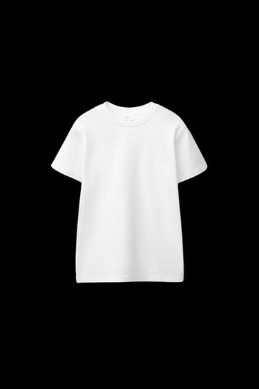 6–14 JAHRE/2ER-PACK EINFARBIGE T-SHIRTS MIT KURZEN ÄRMELN - Cremefarben von Zara