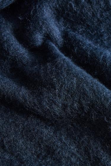 COPERTA IN LANA - Blu Marino di Zara
