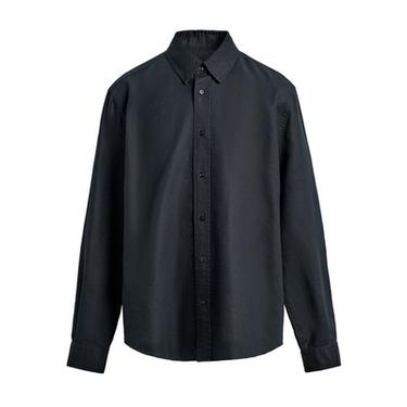 REGULAR FIT HEMP-COTTON SHIRT - Dark navy by Zara