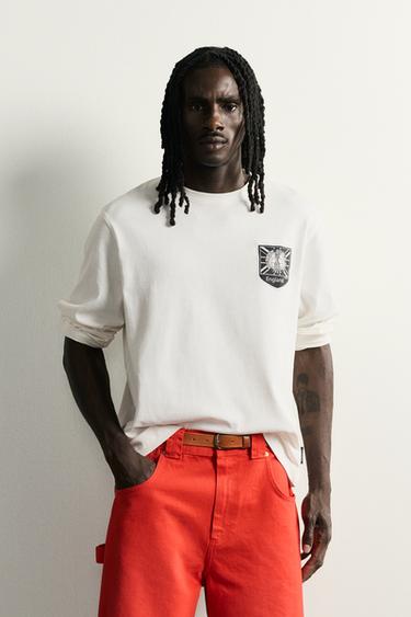 ENGLAND 66 FIFA WORLD CUP™ FIFA CLASSICS PATCH T-SHIRT - Oyster-white by Zara