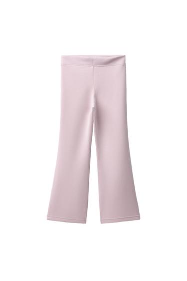 PANTALÓN FLARE SPORTY CON MODAL - Rosa de Zara