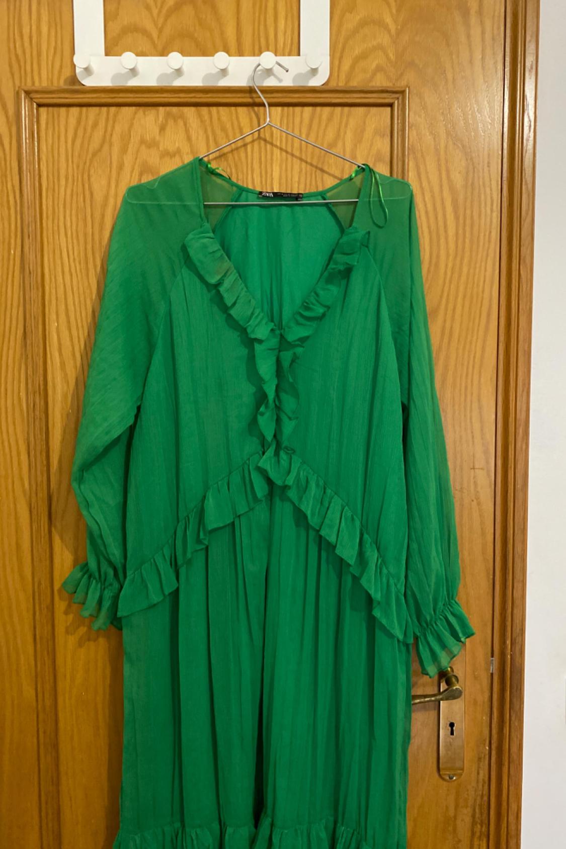 AIRY DRESS WITH FRILL - Image 4