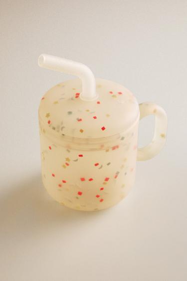 VASO PAJITA INFANTIL SILICONA CONFETI - Multicolor de Zara